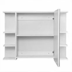 EUGAD Spiegelschrank Badezimmerspiegel Hängeschrank mit 8 Ablagen mit Tür Weiß 12 EUGAD Spiegelschrank Badezimmerspiegel Hängeschrank mit 8 Ablagen mit Tür Weiß -Eugad Möbel Einkaufen cfd2b6d6 1a8c 53b4 921e 3cd342868a2b