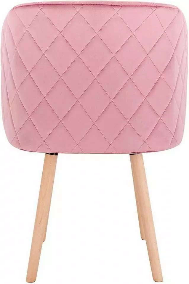 EUGAD Esszimmerstuhl, 6er-Set Esszimmerstuhl Küchenstuhl Samt Massivholz Cremeweiß Cremeweiß, Rosa 12 EUGAD Esszimmerstuhl, 6er-Set Esszimmerstuhl Küchenstuhl Samt Massivholz Cremeweiß Cremeweiß, Rosa – Bild 12