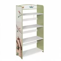 EUGAD Bücherregal, 1-tlg., Kinderregal, Bücher-Organizer mit 4 Ablagen, Zoomotive im Kinderzimmer aus MDF, Grün -Eugad Möbel Einkaufen d0ff1ff0 d911 4952 ac69 ded74039dfc8