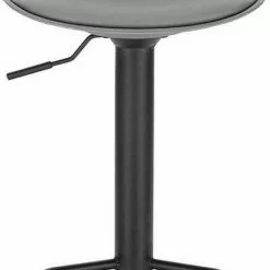 EUGAD Barhocker, mit Rückenlehne, Barstühle Höhenverstellbar und 360° Drehbar, Zeitgenössisch für Esszimmer, Bar Schwarz Grau -Eugad Möbel Einkaufen d6db1fec a8d4 5e46 8c72 39d33953652e
