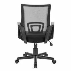 EUGAD Chefsessel (1 Stück), Bürostuhl mit Netz-Design-Sitzkissen Wippfunktion, Mesh, Schwarz Grau -Eugad Möbel Einkaufen dad1da48 d359 5253 9112 1fb0a090755e