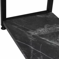 EUGAD Schreibtisch, mit Bücherregal 120x74x71,5 cm Schwarz Marmor Holz Vintage -Eugad Möbel Einkaufen db8c6a55 c78d 5f2e b461 fc8bacae0b6f