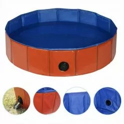 EUGAD Planschbecken, Hundepool Swimmingpool für Hunde Katzen rot -Eugad Möbel Einkaufen dc2e7f8d d741 5ac8 b6f6 84f1e5f35e27