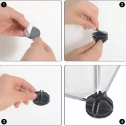 EUGAD Freigehege, Freigehege für Kaninchen Hasen Meerschweinchen Welpenauslauf DIY, 12 Platten 145 x 75 x 46 cm Grau, Schwarz, Transparent, Weiß -Eugad Möbel Einkaufen e199c0b1 febc 41dd 8b8f aafb0a8b98c2