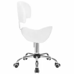 EUGAD Arbeitshocker (1er-Set), Sattelhocker mit Rückenlehne gepolstert höhenverstellbar aus Kunstleder Schwarz Grau, Wei&szlig; -Eugad Möbel Einkaufen e302688d e116 5367 aa40 a3be993151a1