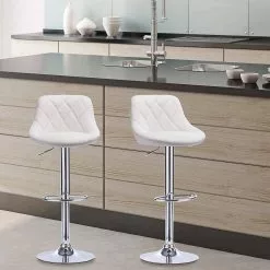 EUGAD Barhocker, 2er-Set Barstühle, höhenverstellbar, 360°drehbar Weiß Bordeaux, Cremewei&szlig;, Grau, Khaki, Rot, Schwarz, Wei&szlig; -Eugad Möbel Einkaufen e31eebf1 3250 56a5 b643 7dde3b493fa8