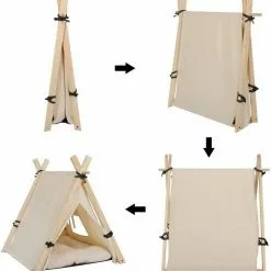 EUGAD Tierhaus, Tipi Hundezelt Katzenzelt 45x55x45cm Kätzchen Chihuahua Havaneser Kaninchen mit Kissen abnehmbar waschbar faltbar Weiß 30 EUGAD Tierhaus, Tipi Hundezelt Katzenzelt 45x55x45cm Kätzchen Chihuahua Havaneser Kaninchen mit Kissen abnehmbar waschbar faltbar Weiß -Eugad Möbel Einkaufen e3afc570 3dd5 53aa 9f5d 8f1f7a8f6569
