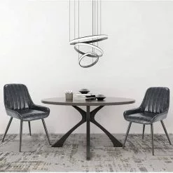 EUGAD Esszimmerstuhl, 2 Stücke Esszimmerstuhl Küchenstuhl Kunstleder Braun, Dunkelbraun, Dunkelgrün, Grau, Schwarz -Eugad Möbel Einkaufen e3fdf209 58a3 5dcb 914e fdf6c78229bc