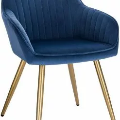 EUGAD Polsterstuhl (Set, 1 Stück), Esszimmerstuhl Küchenstuhl Samt, mit goldener Metallbeinen Blau, Bordeaux, Dunkelgrau, Dunkelgrün, Hellgrau, Rosa, Schwarz -Eugad Möbel Einkaufen e4d2edef 5317 4222 a9f2 34b587e0f3ee