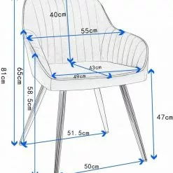 EUGAD Esszimmerstuhl, stühle 2er-Set,Samt,mit goldener Metallbeinen Blau, Bordeaux, Dunkelgrau, Dunkelgr&uuml;n, Hellgrau, Rosa, Schwarz -Eugad Möbel Einkaufen e4ef3890 92d6 5e0f 9ad1 0836d2d0d219