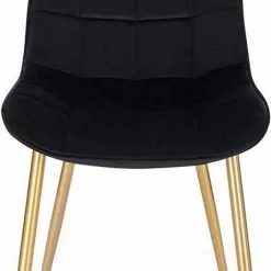 EUGAD Esszimmerstuhl, 6er-Set Küchenstühle Wohnzimmerstuhl mit Rückenlehne, Samt Sitzfläche, Gold Beine Schwarz Dunkelgrün, Grau, Rosa -Eugad Möbel Einkaufen e5a80eb5 7f92 52ab 96be 2ce60e231bb2