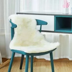 Teppich, EUGAD, Lammfell Schaffell echtes Naturfell Wohnzimmer Bettvorleger Sofa Matte Grau Wei&szlig; -Eugad Möbel Einkaufen e8e0f179 3429 5a64 8406 08c3978b27c3