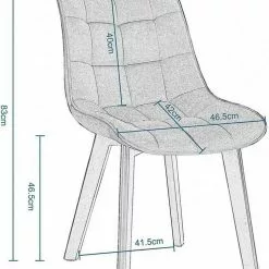 EUGAD Esszimmerstuhl (2 Stück), Wohnzimmerstuhl mit Rückenlehne, Polsterstuhl Küchenstuhl Weich Samt und Holz für ESS- und Wohnzimmer Schwarz Dunkelgrau, Dunkelgrün, Rosa -Eugad Möbel Einkaufen e9a493c9 f5a0 5d07 9b2b 7dd5d214e2ff