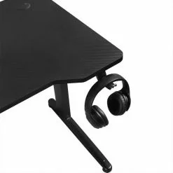 EUGAD Gamingtisch, Gaming Tisch mit LED 120x60cm Ergonomischer Schwarz Computertisch Schreibtisch PC Tisch mit Kabelmanagement Becherhalter Kopfhörerhalterung -Eugad Möbel Einkaufen eb92c11b 1623 5928 8bc7 fb2993006c2e