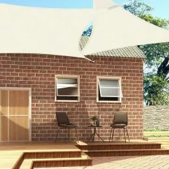 EUGAD Sonnensegel »0207ZYF«, Sonnenschutz 200g/m² HDPE Wetterschutz Creme -Eugad Möbel Einkaufen ed6472b5 ed51 5e24 8225 c22ffac2d718