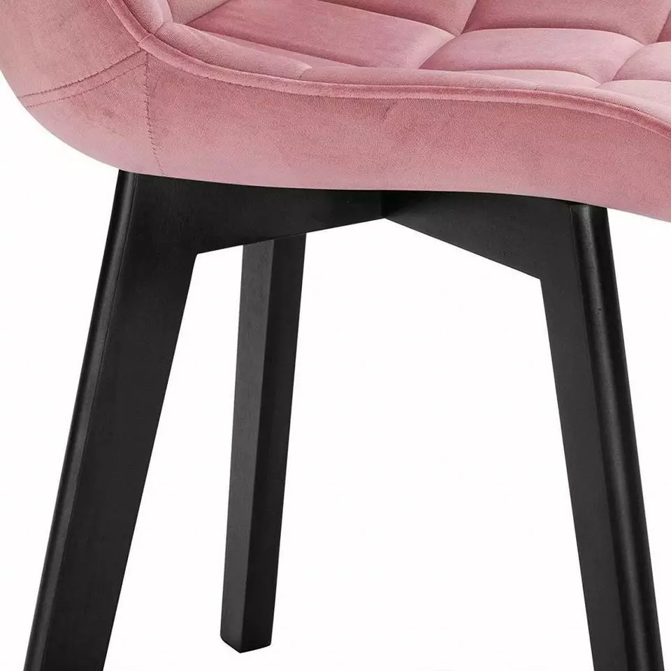 EUGAD Esszimmerstuhl (1 Stück), Wohnzimmerstuhl mit Rückenlehne, Polsterstuhl Küchenstuhl Weich Samt und Holz für ESS- und Wohnzimmer Dunkelgrau Dunkelgrün, Rosa, Schwarz 32 EUGAD Esszimmerstuhl (1 Stück), Wohnzimmerstuhl mit Rückenlehne, Polsterstuhl Küchenstuhl Weich Samt und Holz für ESS- und Wohnzimmer Dunkelgrau Dunkelgrün, Rosa, Schwarz – Bild 32