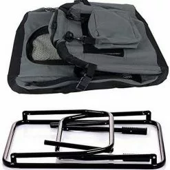 EUGAD Tiertransporttasche, Hundebox faltbar Hundetransportbox Auto Transportbox Reisebox Katzenbox Grau -Eugad Möbel Einkaufen f076c5c5 0d52 4f19 982d 995dc6d8603b