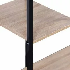 EUGAD Kleiderständer, Wäscheständer Garderobenständer mit Ablage Schwarzrohre und Eiche Platte Schwarz-Hell Eiche, Schwarz-Vintage, Wei&szlig;-Eiche -Eugad Möbel Einkaufen f0e65b9e 058d 5393 b666 35f02270c1ce