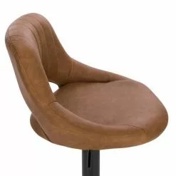 EUGAD Barhocker, 4er-Set Tresenhocker aus Kunstleder Gestell aus Stahl Dunkelbraun Anthrazit, Grau -Eugad Möbel Einkaufen f1b13a25 c80a 5a23 959b 5a395acb3152