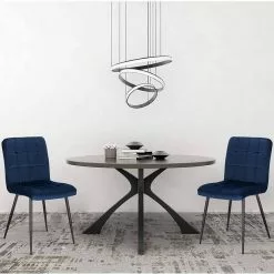 EUGAD Esszimmerstuhl (2 Stück), Polsterstuhl Wohnzimmerstuhl Samtstuhl Sessel mit Rückenlehne, Metallbeine, Sitzfläche aus Samt, Dunkelgrün Blau, Creme, Dunkelgrau, Dunkelgr&uuml;n, Hellgrau, Rosa -Eugad Möbel Einkaufen f38b07fa 7bbc 5b1f 9072 7e2dca63d840