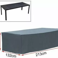 EUGAD Gartenmöbel-Schutzhülle, Abdeckhaube für Tisch Stuhl Gewebeplane Plane Hülle 600D Oxford Wasserdicht Anthrazit 193x136x88cm(LxBxH) -Eugad Möbel Einkaufen f4a23ca6 d649 52a5 b573 93d7289583a3