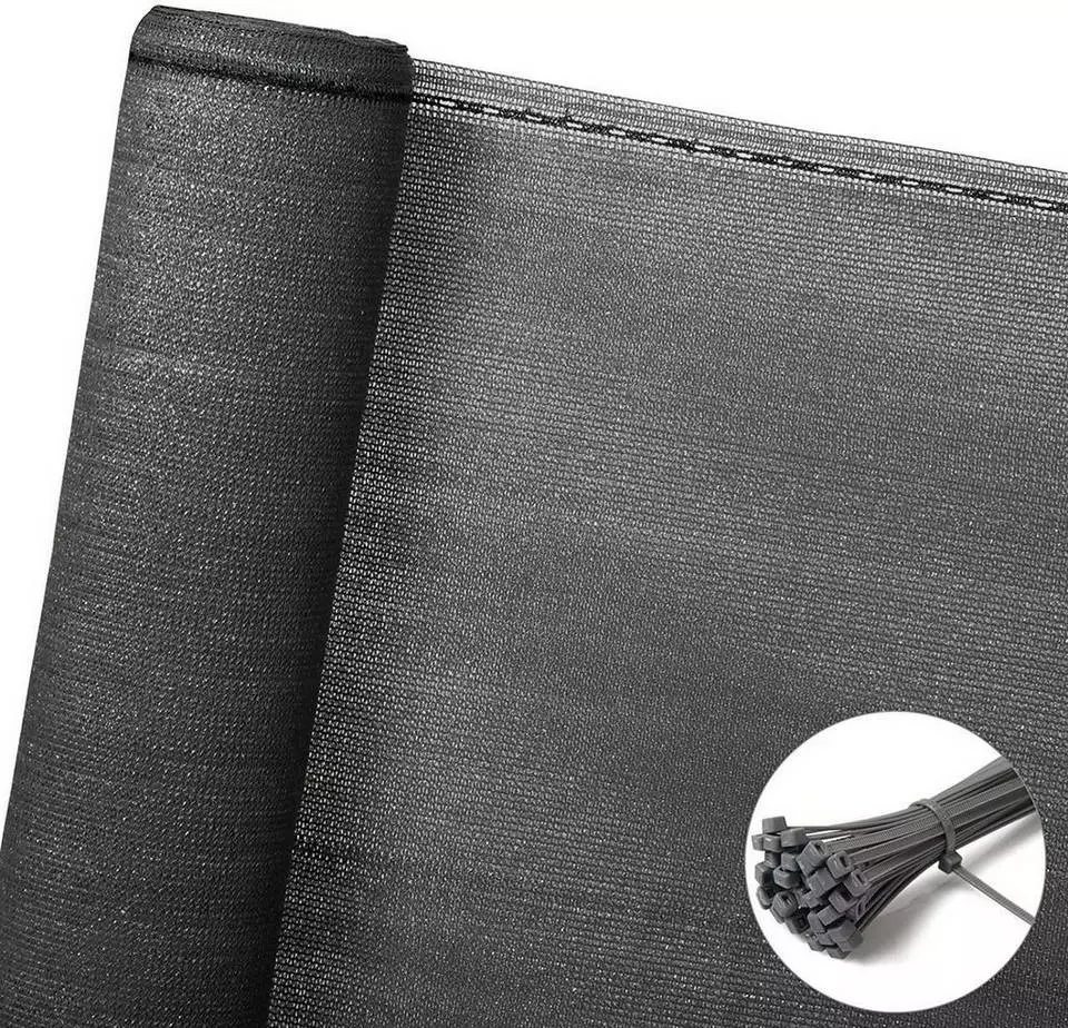 EUGAD Blende, Schattiernetz Zaunblende HDPE Windschutz Anthrazit 180 x 1000 cm 7 EUGAD Blende, Schattiernetz Zaunblende HDPE Windschutz Anthrazit 180 x 1000 cm – Bild 7
