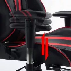 EUGAD Gaming-Stuhl (1 Stück), mit Fußstütze Racing Stuhl Drehstuhl Bürostuhl Schreibtischstuhl PC Stuhl mit Wippfunktion Höhenverstellbar Kunstleder Weiß Grau, Rot, Weiß -Eugad Möbel Einkaufen f5119252 2d1f 493a adec 1dd86165093b