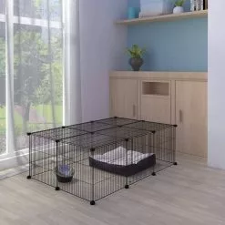 EUGAD Freigehege, Freigehege DIY Laufstall Kleintiere 109x74x39cm -Eugad Möbel Einkaufen f525704f 0150 5723 8318 a105eb4caba7