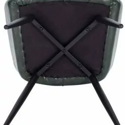 EUGAD Esszimmerstuhl, aus Kunstleder mit Armlehnen und Rückenlehne Gestell aus Metall Schwarz Braun, Dunkelbraun, Dunkelgrau -Eugad Möbel Einkaufen f59e80e8 045e 5497 b42a fdd575a5602e