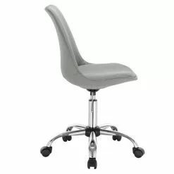 EUGAD Schreibtischstuhl, Arbeitshocker, Stoffbezug, 360° drehbar, Dunkelgrau Duneklgrau, Hellgrau -Eugad Möbel Einkaufen f6441821 cd95 5714 98ca 5bd8d1d2ce2f