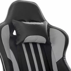 EUGAD Gaming-Stuhl (1 Stück), Racing Stuhl mit Fußstütze Racing Stuhl Drehstuhl Bürostuhl Schreibtischstuhl PC Stuhl mit Wippfunktion Höhenverstellbar Kunstleder Rot Grau, Wei&szlig; -Eugad Möbel Einkaufen f9637412 598a 58da ad54 d12b23e6467c