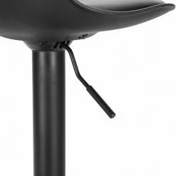 EUGAD Barhocker, mit Rückenlehne, Barstühle Höhenverstellbar und 360° Drehbar, Zeitgenössisch für Esszimmer, Bar Schwarz Grau -Eugad Möbel Einkaufen fb1f44aa d9e6 5cc6 9c3a e312625ac146