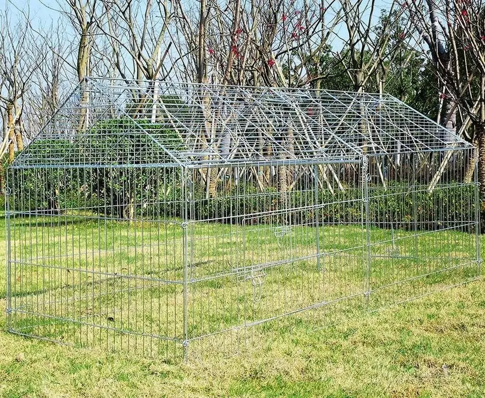 EUGAD Freigehege »0201HT«, Freilaufgehege mit Ausbruchsperre Sonnenschutz 4 EUGAD Freigehege »0201HT«, Freilaufgehege mit Ausbruchsperre Sonnenschutz – Bild 4