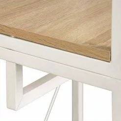 EUGAD Kleiderständer, Garderobenständer mit 2 Ablagen Holz Metall Schwarz-Hell Eiche Schwarz-Vintage, Weiß-Eiche -Eugad Möbel Einkaufen fbfbebad b89d 5a99 a917 25ef806234bb