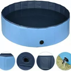 EUGAD Planschbecken, Hundepool Swimmingpool für Hunde Katzen blau -Eugad Möbel Einkaufen fc00803c c6b4 5c73 be3d c10a6733f6ae