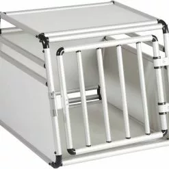 EUGAD Tiertransportbox, Hundetransportbox Alu Hundebox Reisebox Autobox für kleine/mittlere Hunde Französische Bulldogge Beagle Terriers Dackel Shiba Inu 69 x 54 x 50 cm L -Eugad Möbel Einkaufen fdb970b9 30bd 56e0 bf6f 3e320df7fd5b