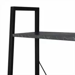 EUGAD Bücherregal, Standregal Bücherregal Metallregal Leiterregal Stufenregal Multifunktionale Regal Industrie Design MDF Metall Schwarz+schwarzer Marmor Golden+Weißer Marmor, Vintage -Eugad Möbel Einkaufen ffa4beee c474 503a 8fa3 8e2cb5d86c3b