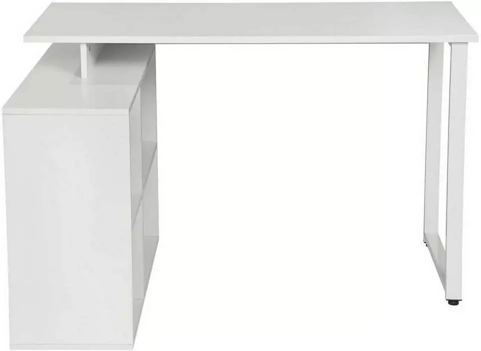 EUGAD Schreibtisch, mit Ablagen Holz 116x75x80cm Dunkelbuche Helleiche, Weiß 20 EUGAD Schreibtisch, mit Ablagen Holz 116x75x80cm Dunkelbuche Helleiche, Weiß – Bild 20